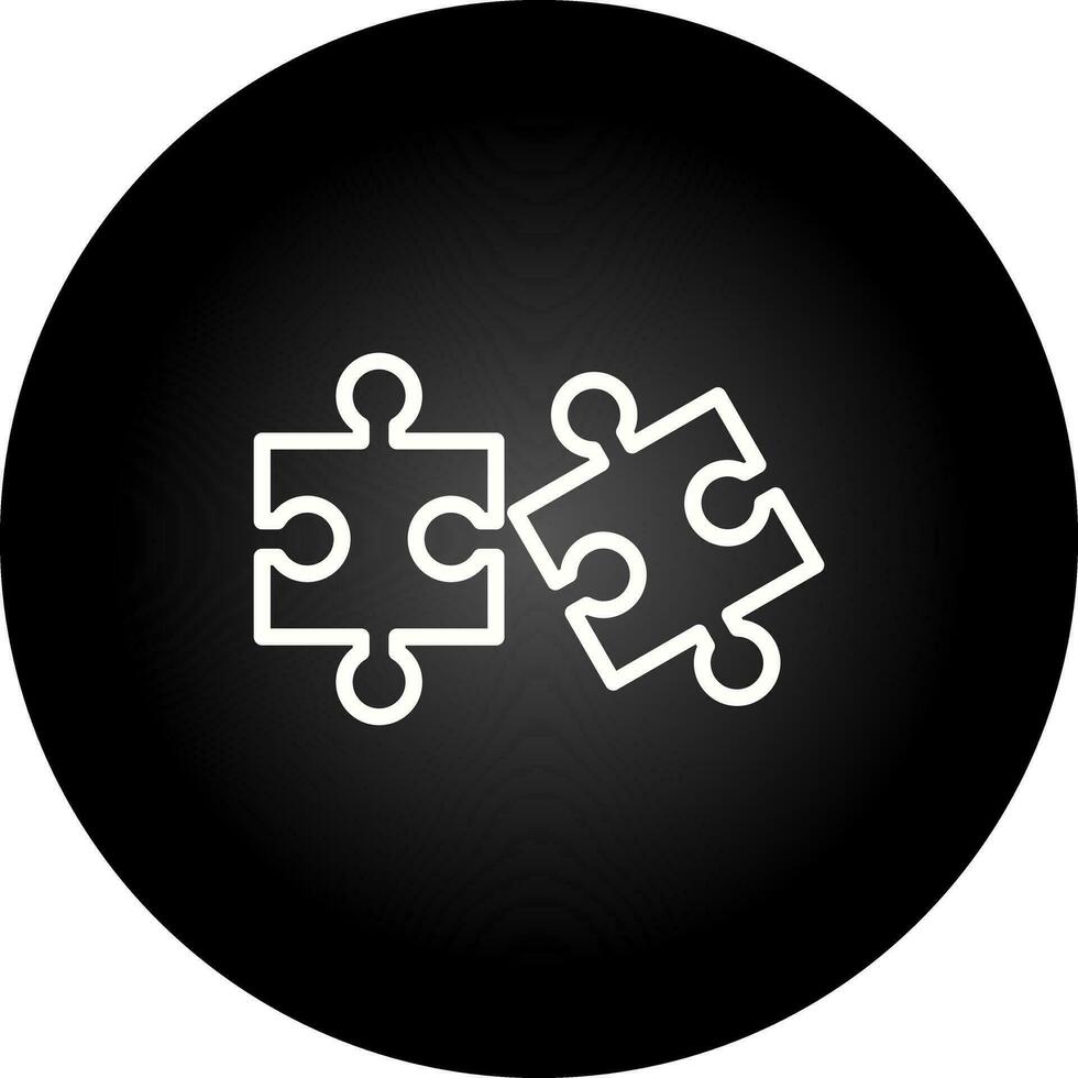 Puzzle-Spiel-Vektor-Symbol vektor