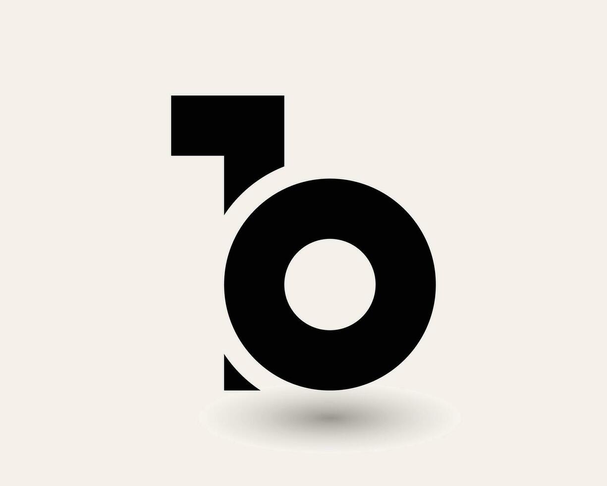 kreativ alfabet 'till' logotyp design mall för din företag. vektor
