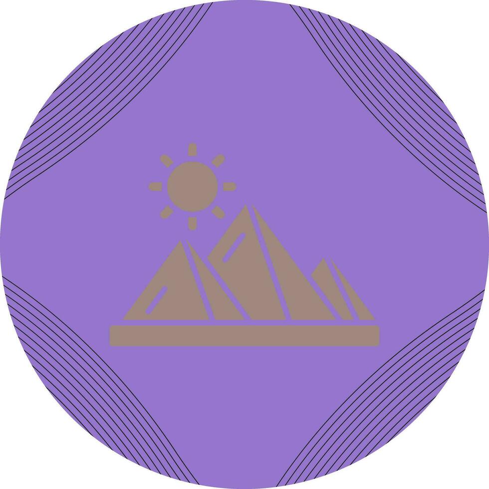 Symbol für Pyramidenvektor vektor