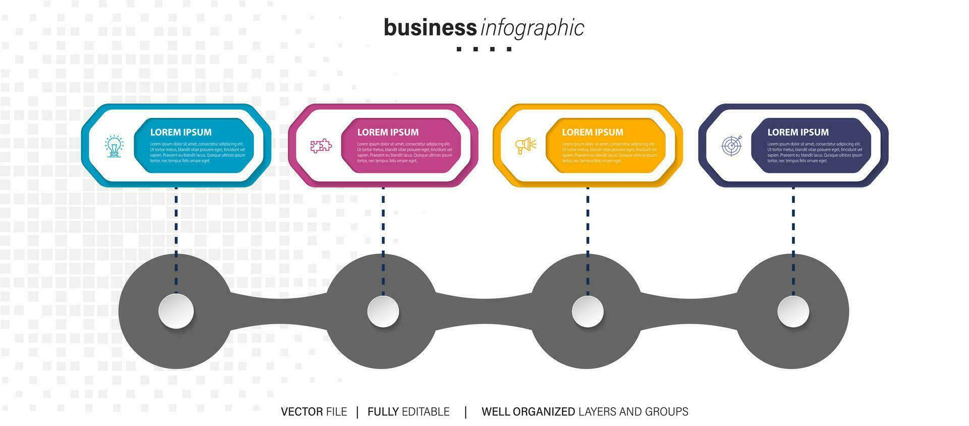 färgrik statistik eller ekonomi begrepp infographic diagram uppsättning. företag design element för presentation glida mallar. för företags- Rapportera, reklam, folder layout och affisch design. vektor