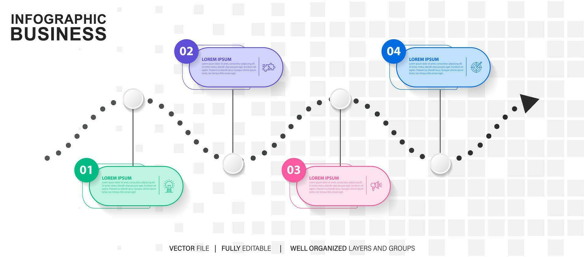 uppsättning av infographic element data visualisering vektor design mall. kan vara Begagnade för steg, alternativ, företag bearbeta, arbetsflöde, diagram, flödesschema begrepp, tidslinje, marknadsföring ikoner, info grafik.