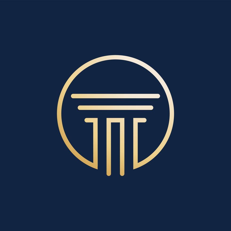 advokatbyrå logotyp formgivningsmall vektor