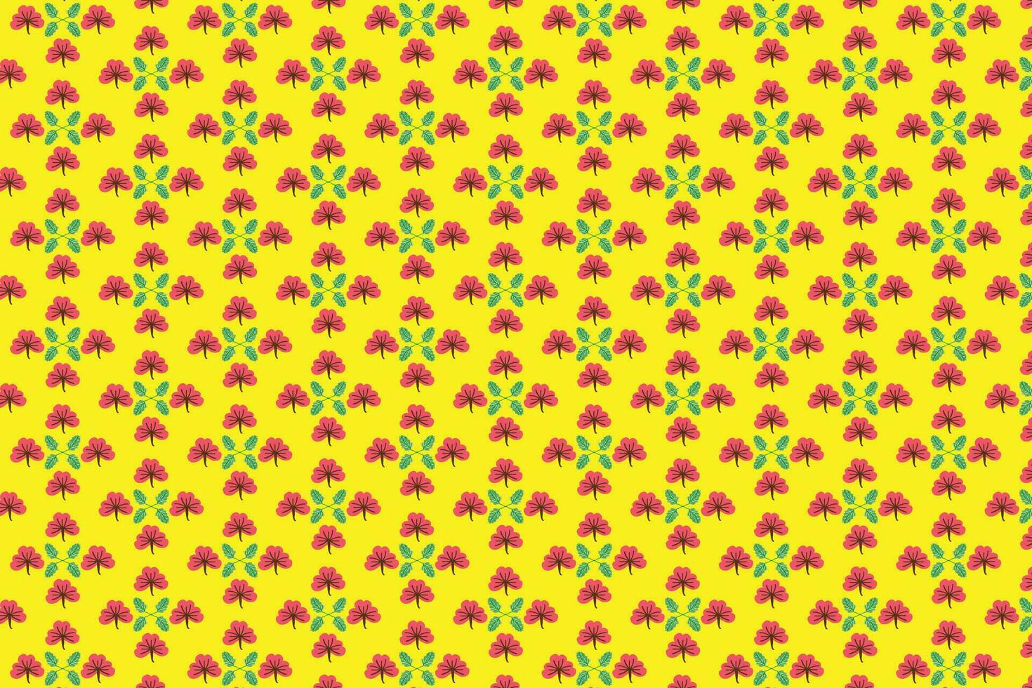 Muster mit Blumen- und geometrisch Elemente. sich überschneiden gebogen und Gerade Fett gedruckt Streifen Bildung abstrakt Blumen- Ornament. Vektor Hintergrund zum Design. nahtlos dekorativ Gitter