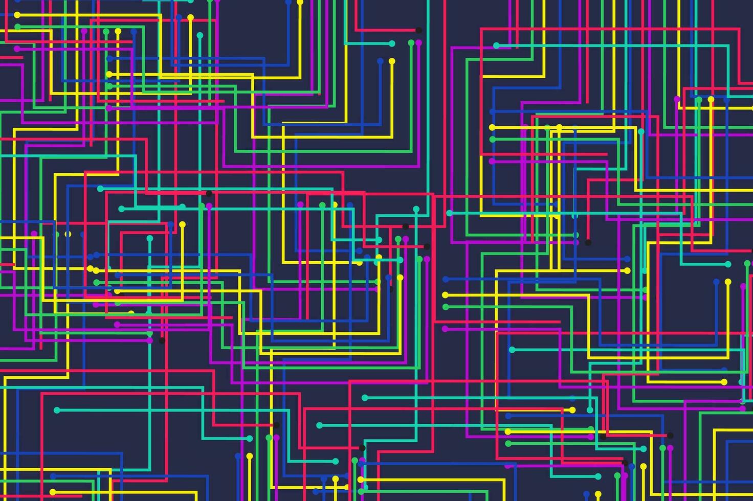 abstrakt Technologie Panel Linie Hintergrund vektor