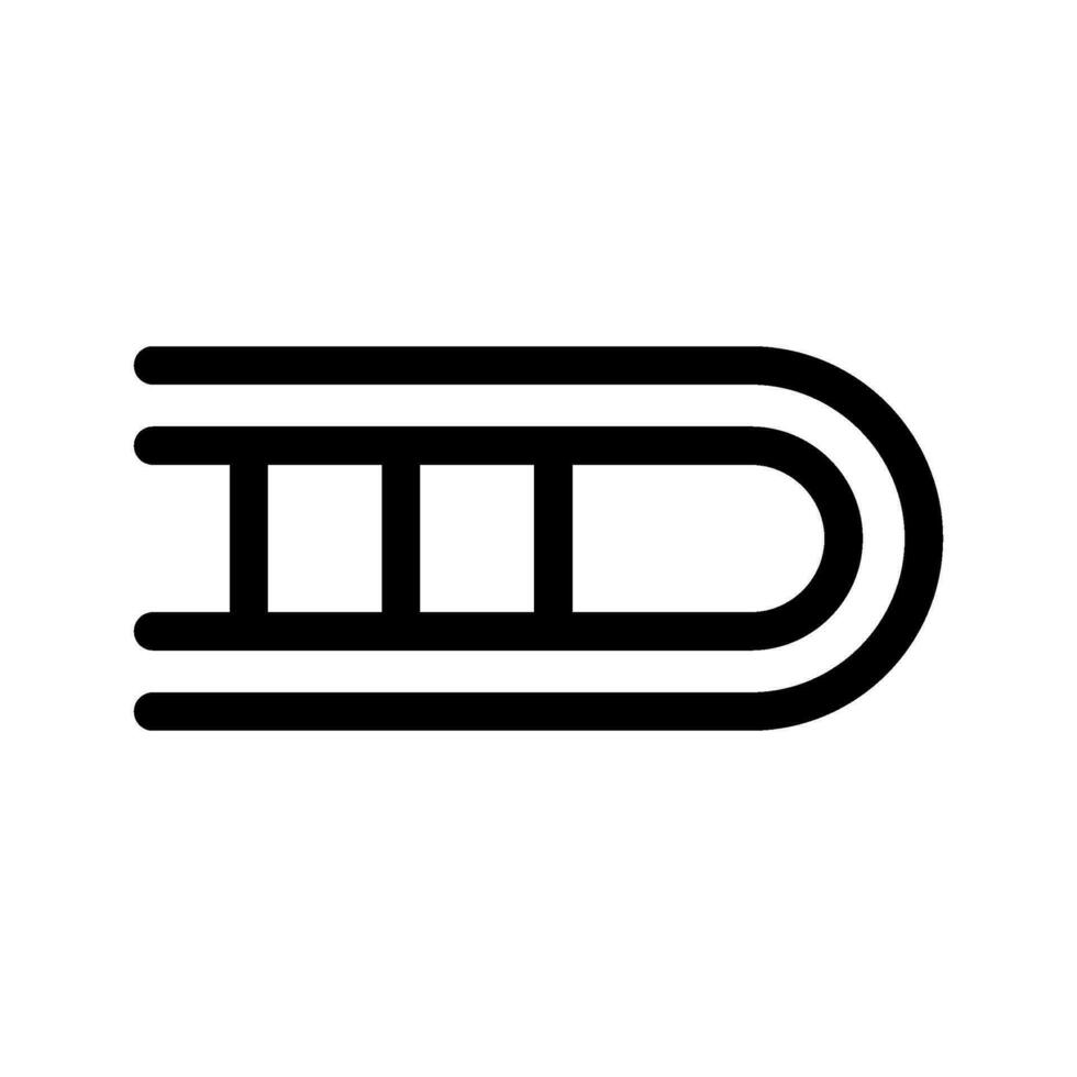 släde ikon vektor symbol design illustration