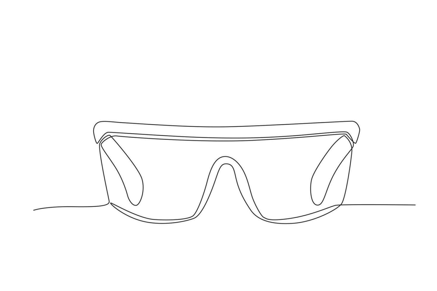 ein Labor Goggle vektor