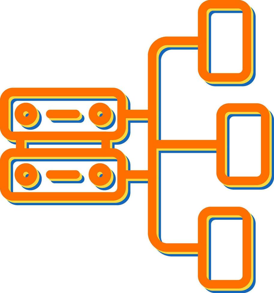 Daten die Architektur Vektor Symbol