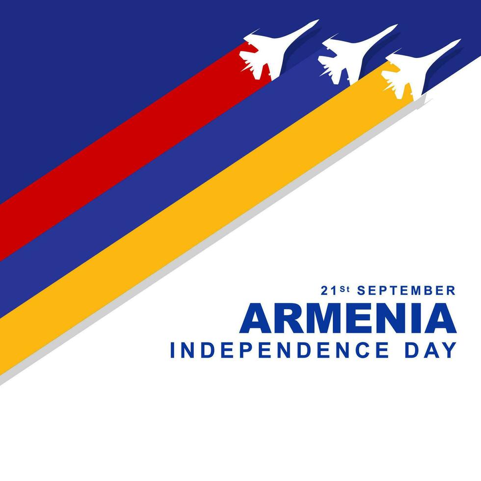 Armenisch Unabhängigkeit Tag ist gefeiert auf September 21. Vektor Illustration Design
