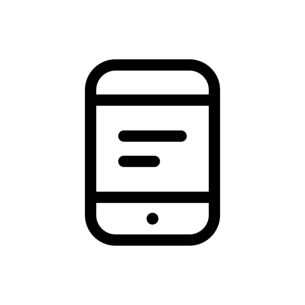 Smartphone Symbol im modisch eben Stil isoliert auf Weiß Hintergrund. Smartphone Silhouette Symbol zum Ihre Webseite Design, Logo, Anwendung, ui. Vektor Illustration, Folge10.
