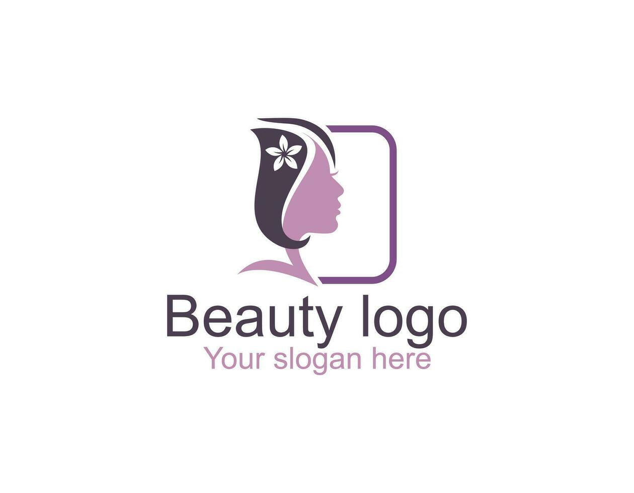 mönster vektor logotyp för spa, skönhet och avslappning behandlingar. kvinna fjäril. skönhet och hälsa.