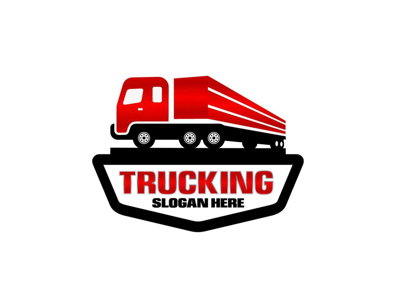 LKW-Logo-Vektorvorlage vektor