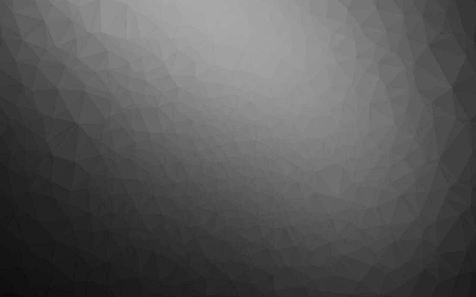 mörkt silver, grått vektor abstrakt polygonalt omslag.