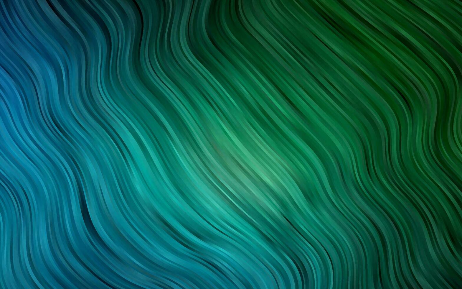 mörkblå, grön vektormall med flytande former. vektor