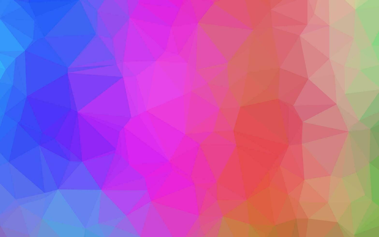 helle mehrfarbige, regenbogenfarbene, dreieckige Vorlage. vektor