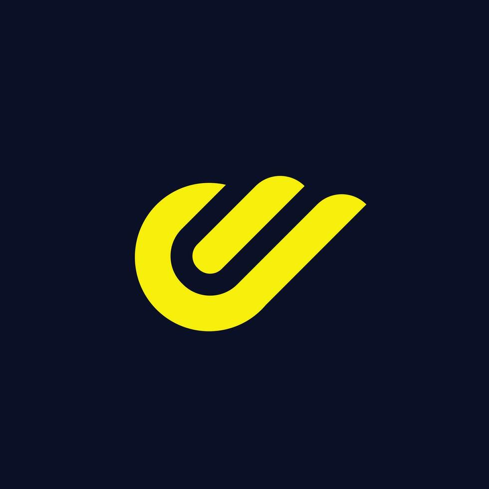 modern och unik e logotyp design vektor