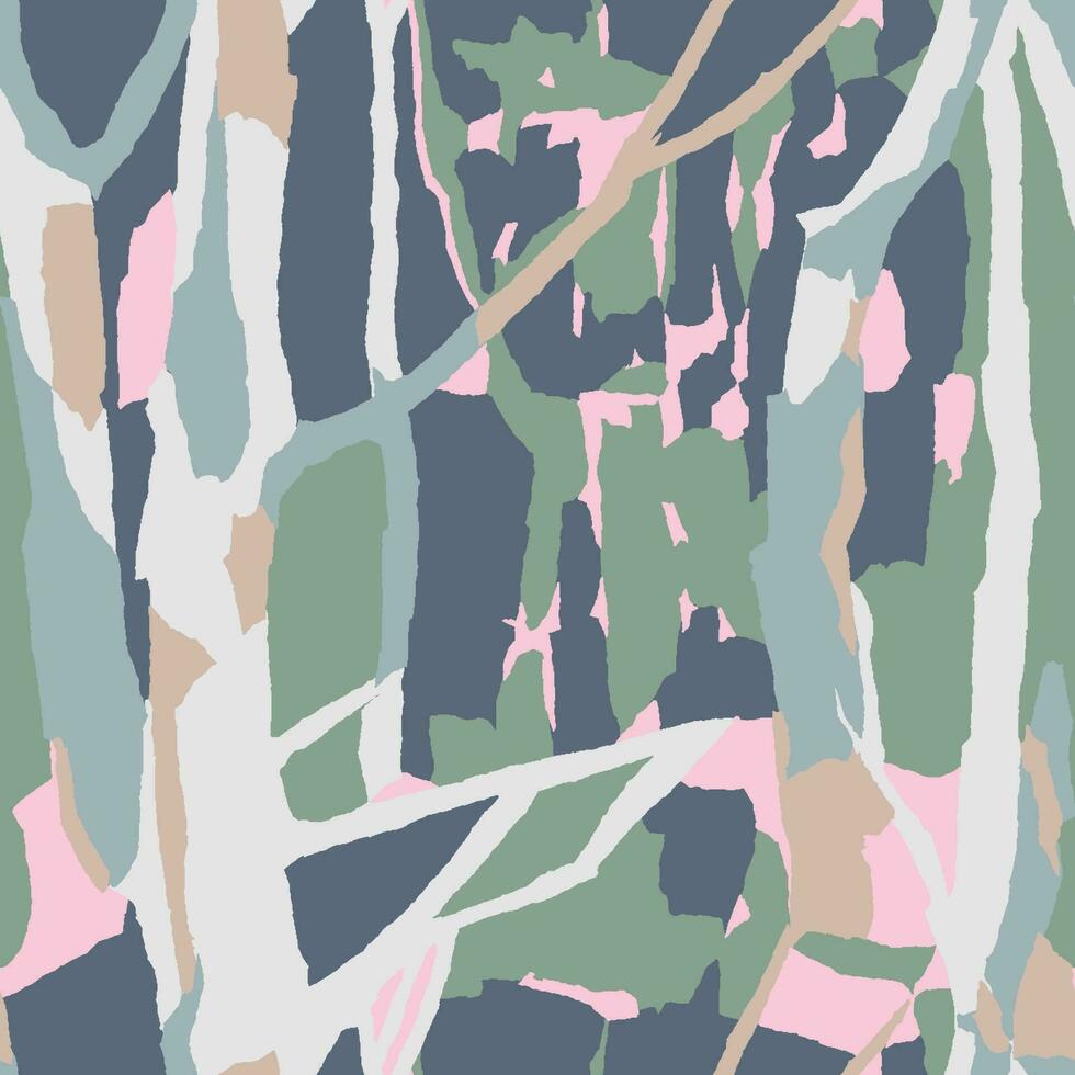 Vektor Wald Baum thematisch Illustration nahtlos wiederholen Muster Digital Kunstwerk