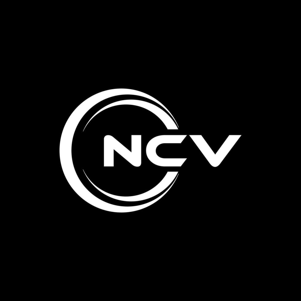 NCV Logo Design, Inspiration zum ein einzigartig Identität. modern Eleganz und kreativ Design. Wasserzeichen Ihre Erfolg mit das auffällig diese Logo. vektor