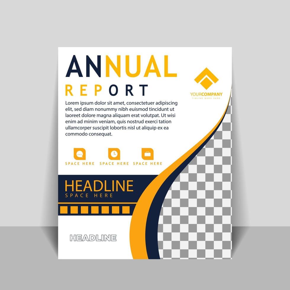 Cover-Designs für Geschäftsberichte und Unternehmenskataloge vektor