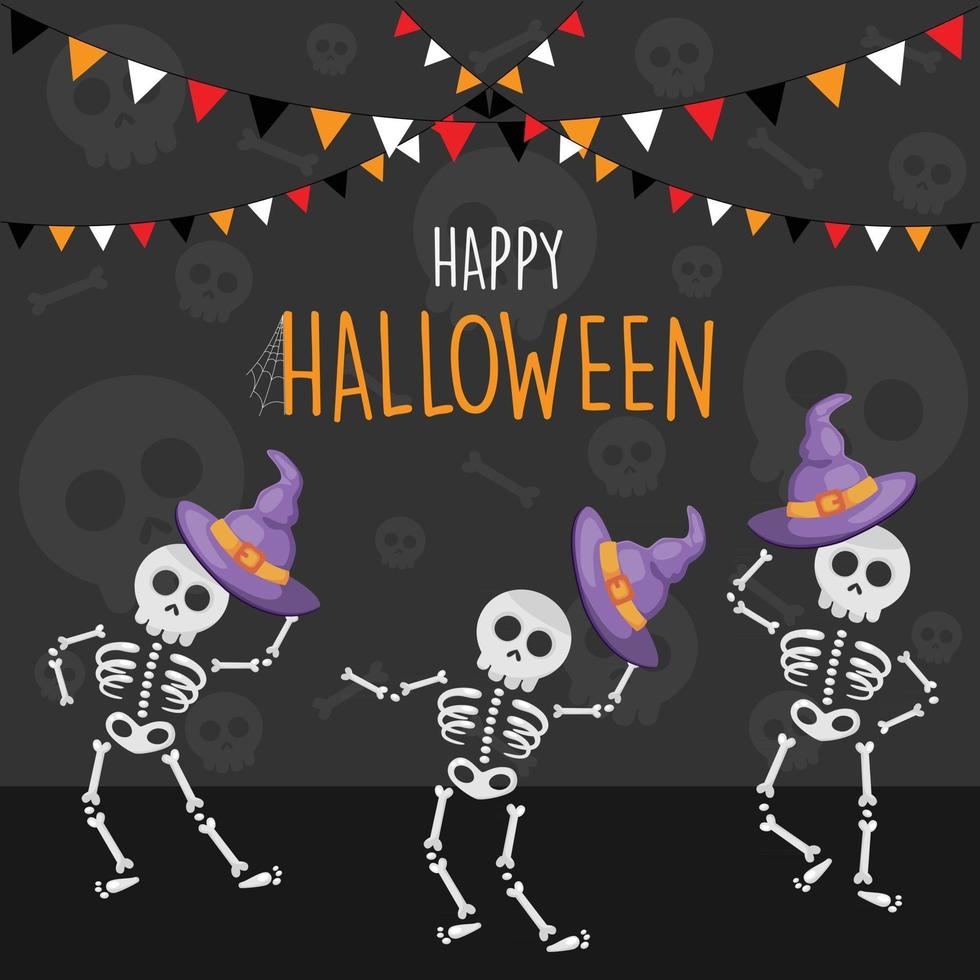 Happy Halloween Hintergrund vektor