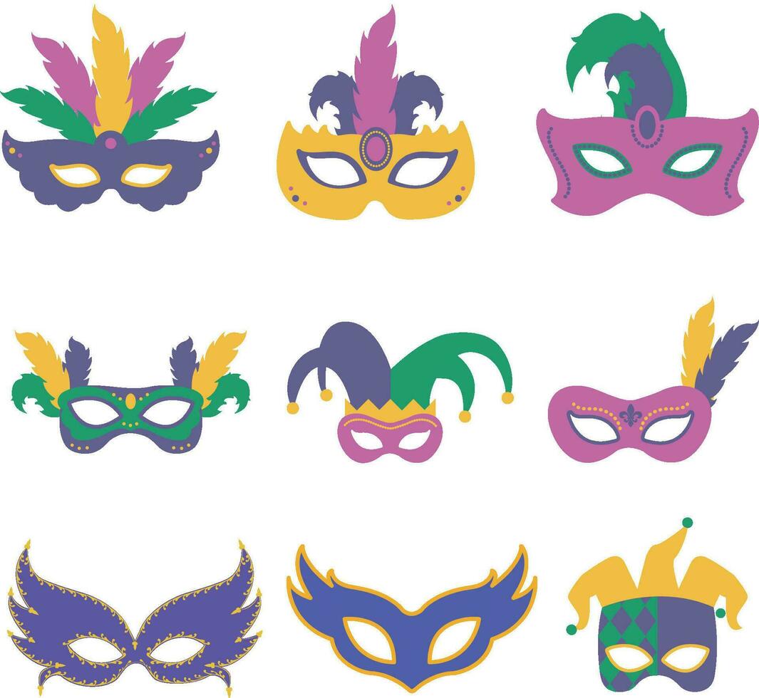 Feier Party Karneval Maske Vektor Illustration