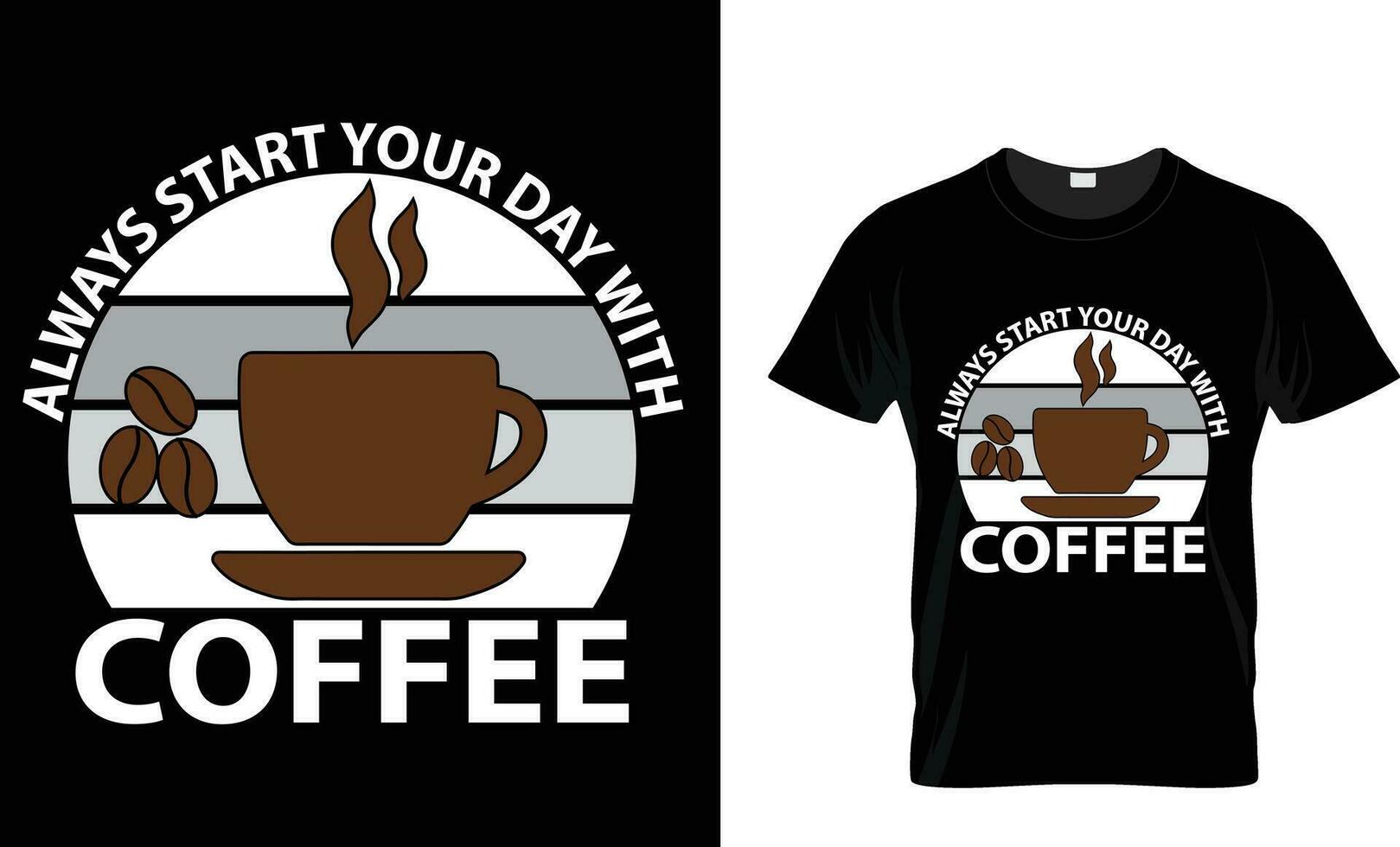 kaffe text vektor illustration, rolig fras med typografi för t-shirt, affisch, klistermärke, kort och mugg.