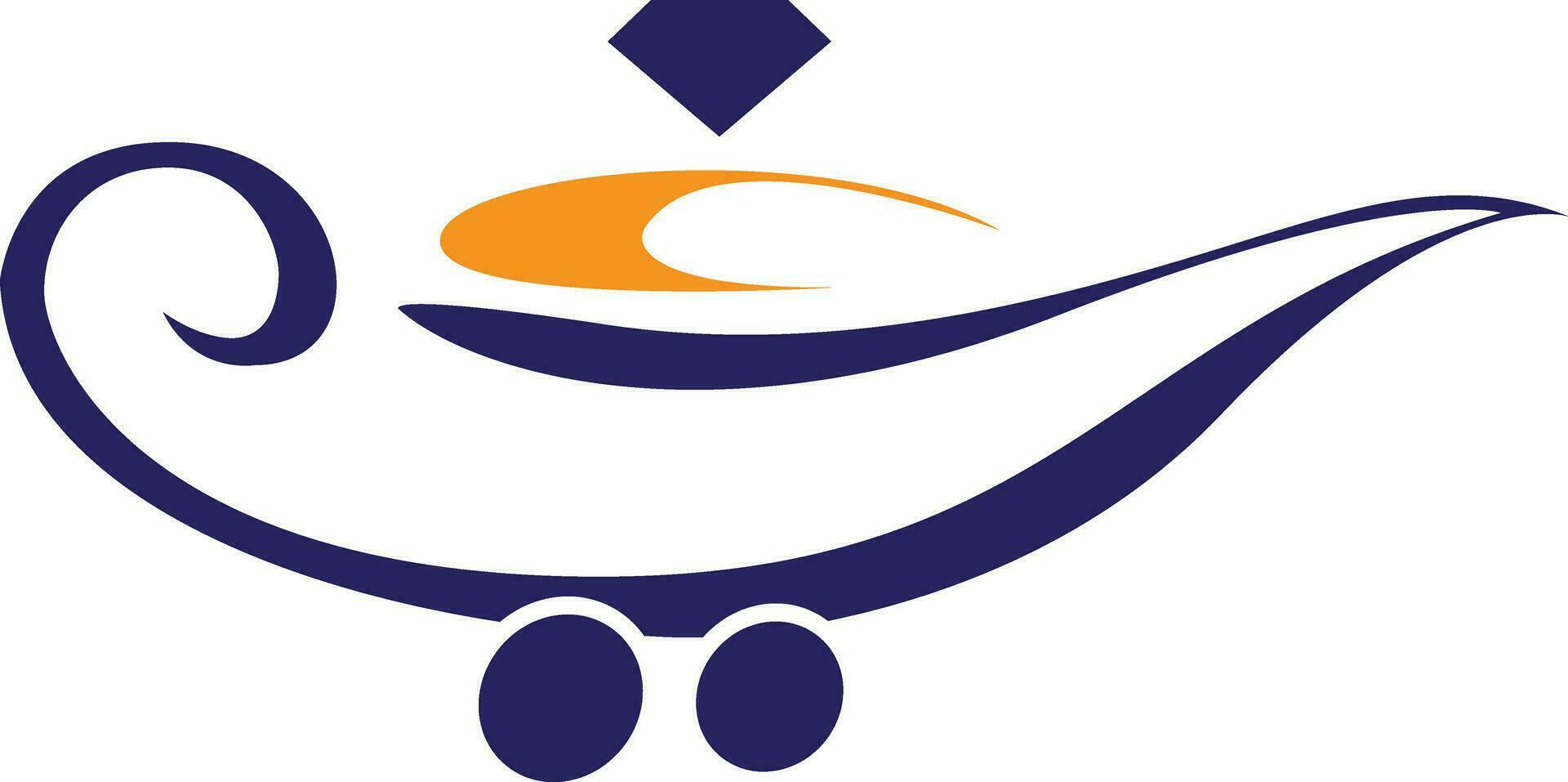 Aladin Lampe Logo vektor