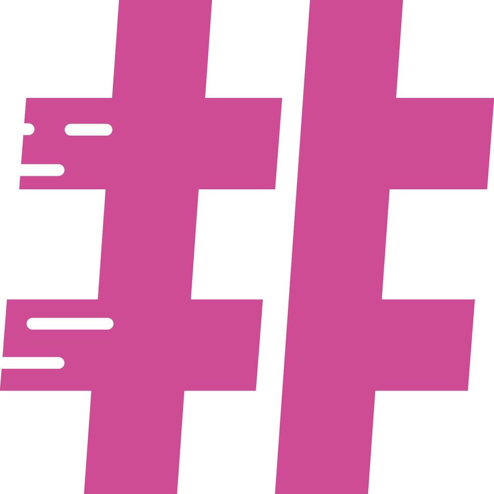 hash logotyp ikon vektor