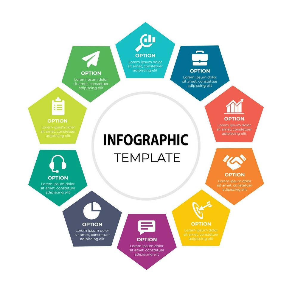 infographic mall design vektor