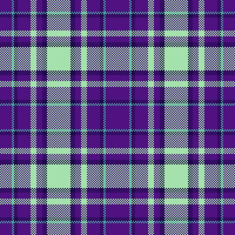 Plaid Hintergrund Stoff von Vektor prüfen nahtlos mit ein Tartan Muster Textil- Textur.