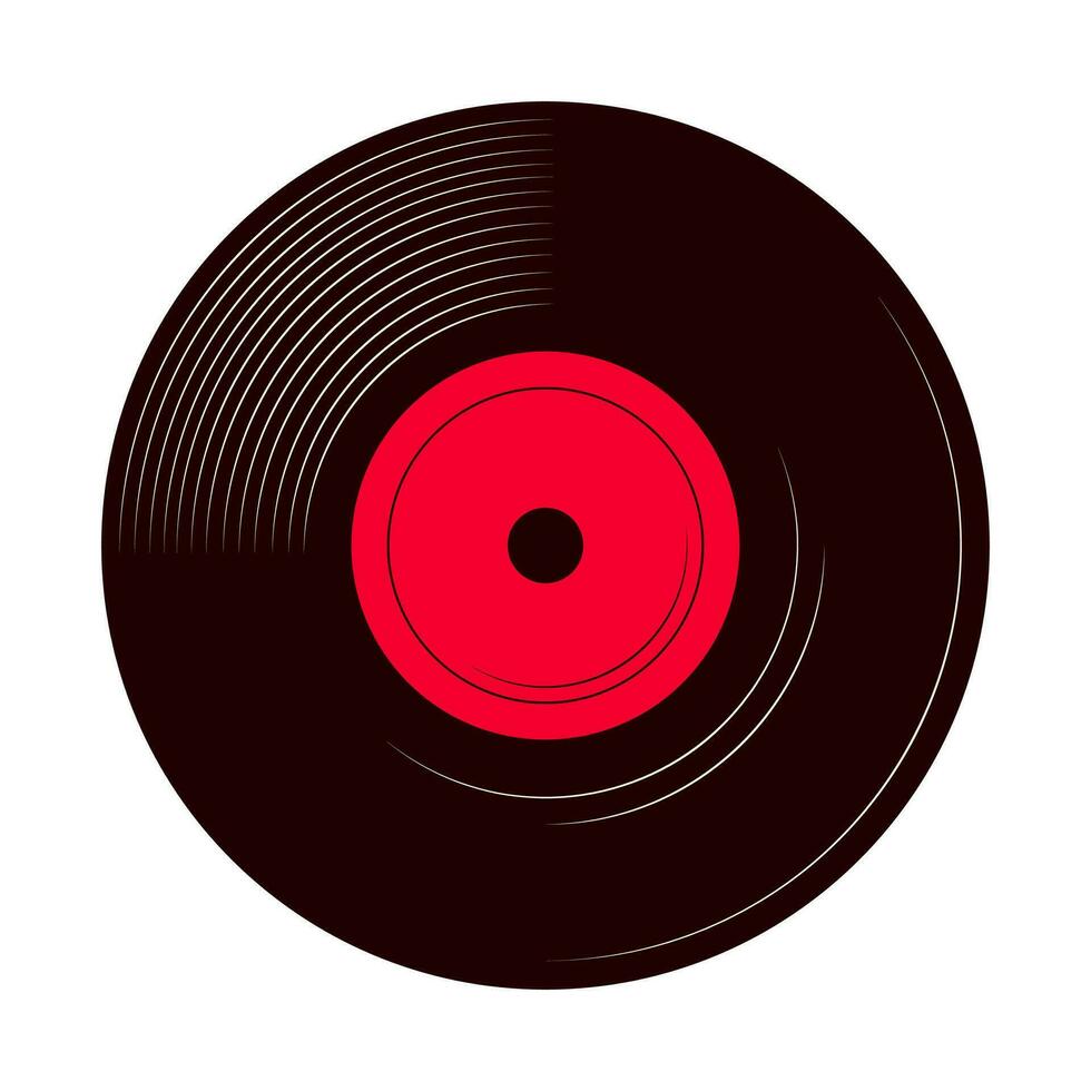 Vinyl Musik- Aufzeichnung vektor