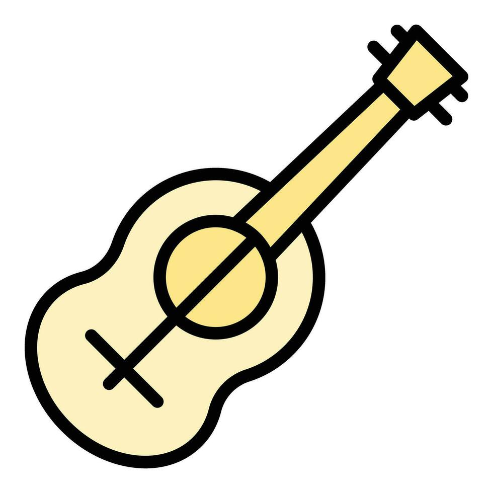 Jazz Ukulele Symbol Vektor eben