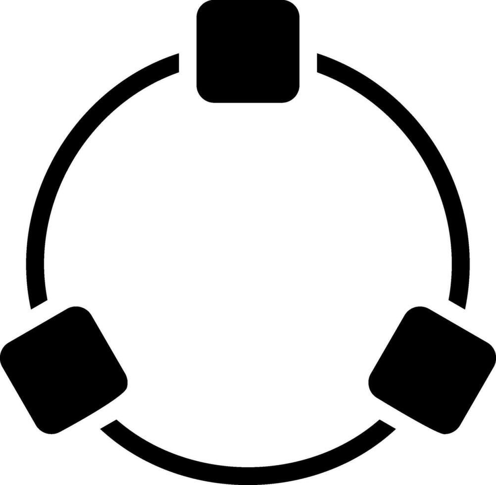 Glyphen-Symbol für die Planung vektor