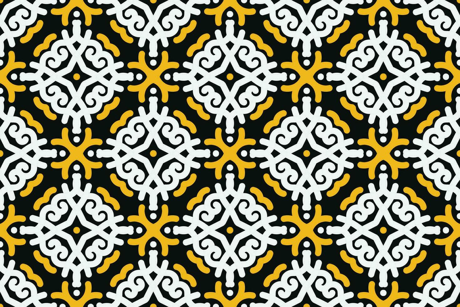 spanska bricka mönster vektor sömlös med blommig ornament. portugisiska azulejos keramisk, mexikansk talavera, italiensk sicilien majolika design. textur för kök tapet eller badrum golv.