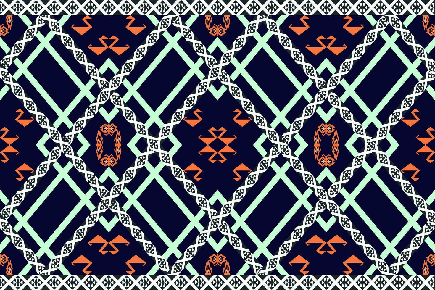 geometrisk patchwork etnisk mönster vektor för stam- boho design,tapet,omslag,mode,matta,kläder,stickat,batik,illustration.etnisk abstrakt ikat.