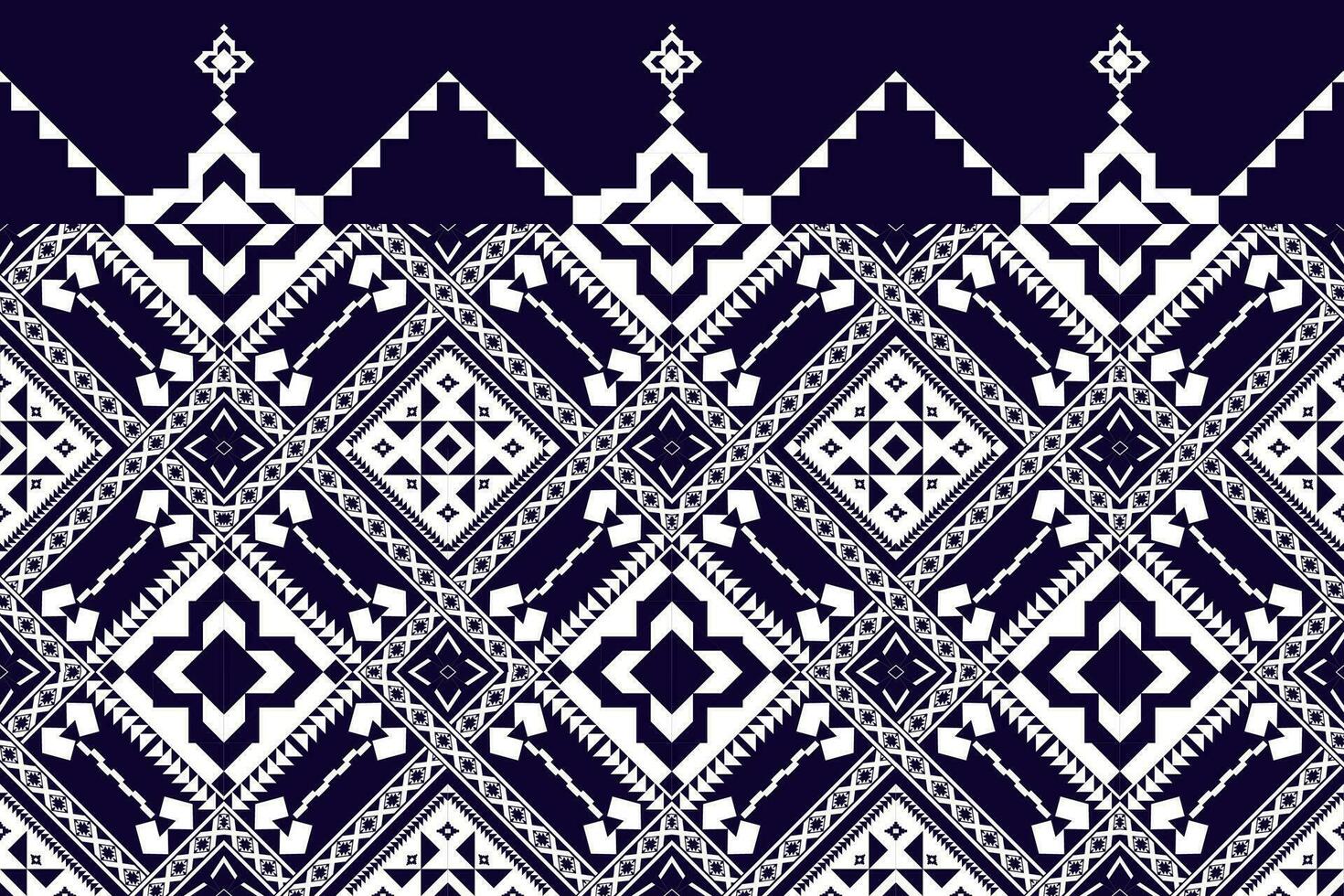 geometrisk etnisk orientalisk mönster traditionell design för tyg, matta, kläder, textil, batik.etnisk abstrakt ikat sömlös mönster i tribal.broderi stil. vektor