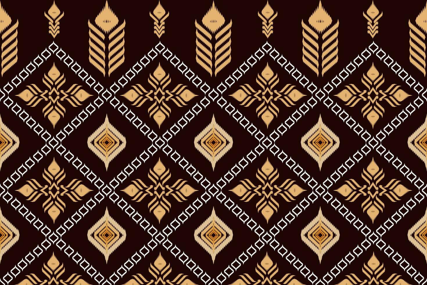 ethnisch abstrakt ikat.nahtlos Muster im tribal.geometrisch ethnisch orientalisch Muster traditionell Design zum Kleidung, Stoff, Hintergrund, Hintergrund, Verpackung, Batik, Strickwaren, Stickereien Stil. vektor