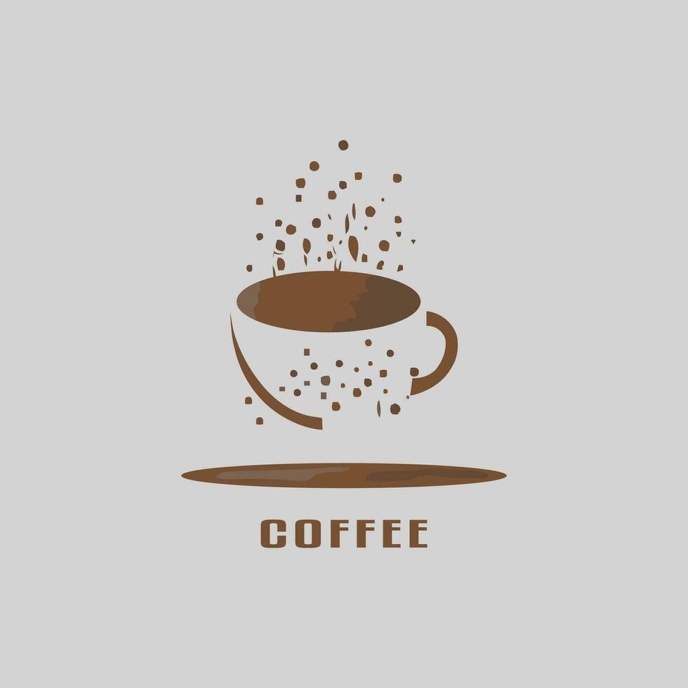 uppsättning av kaffe element och kaffe Tillbehör vektor. kaffe dag vektor