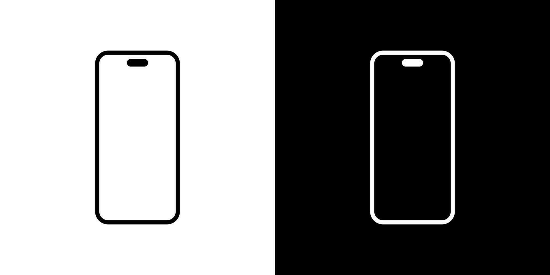 iPhone 14 Symbol Vektor im eben Stil. modern Smartphone Zeichen Symbol