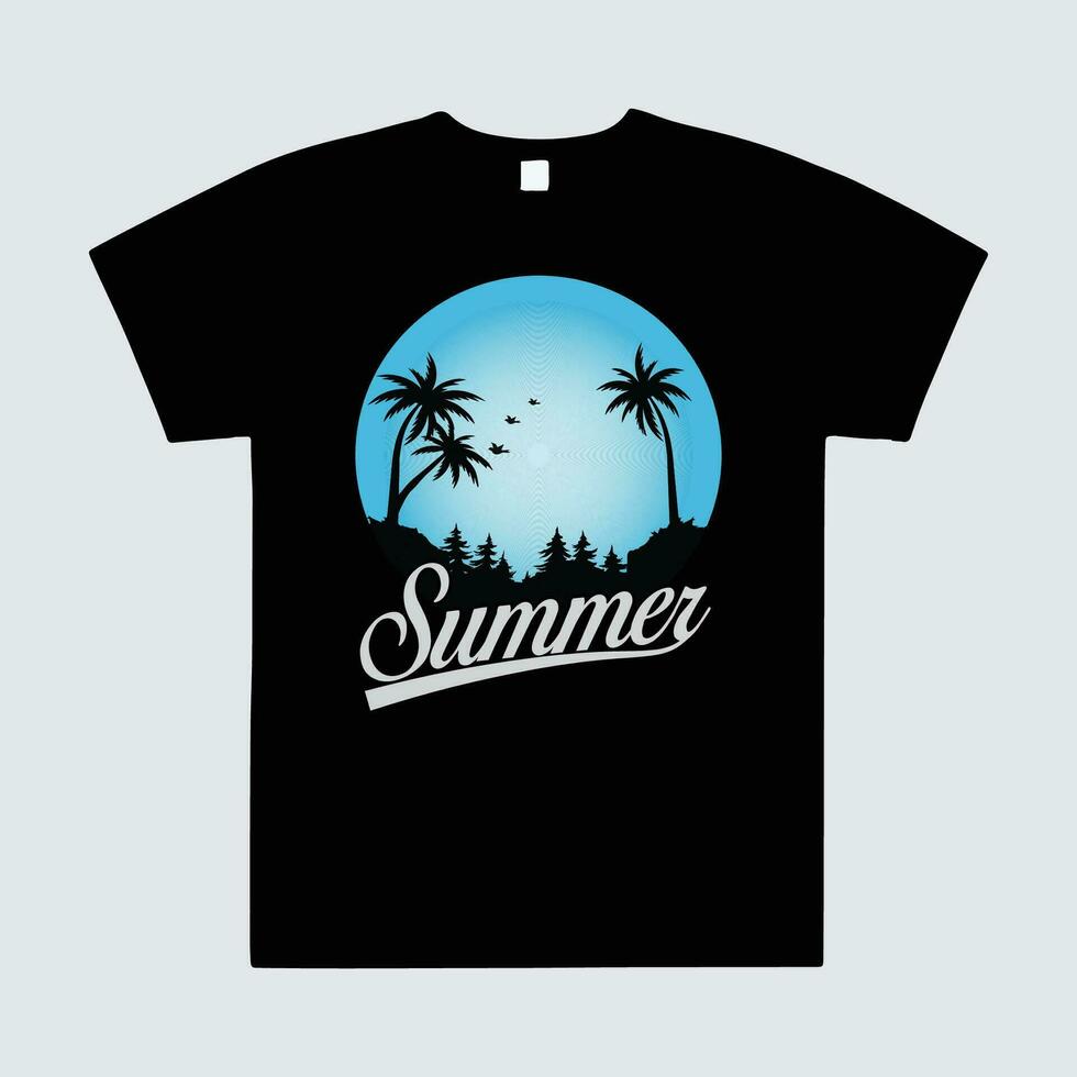 Sommer- T-Shirt Design und Vektor Datei