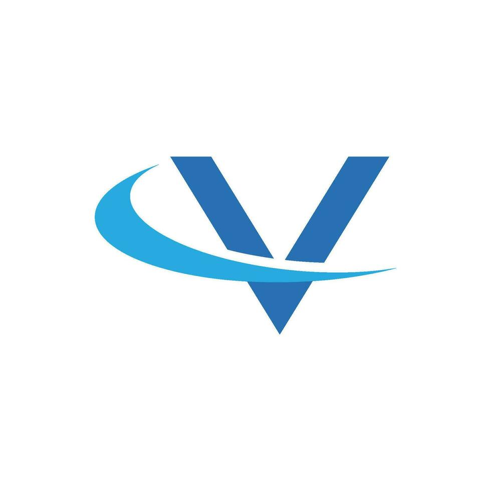 v-Buchstaben-Logo-Vorlagenvektor vektor