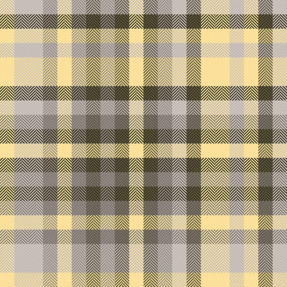 Stoff Muster Hintergrund von prüfen Tartan nahtlos mit ein Textur Plaid Vektor Textil.