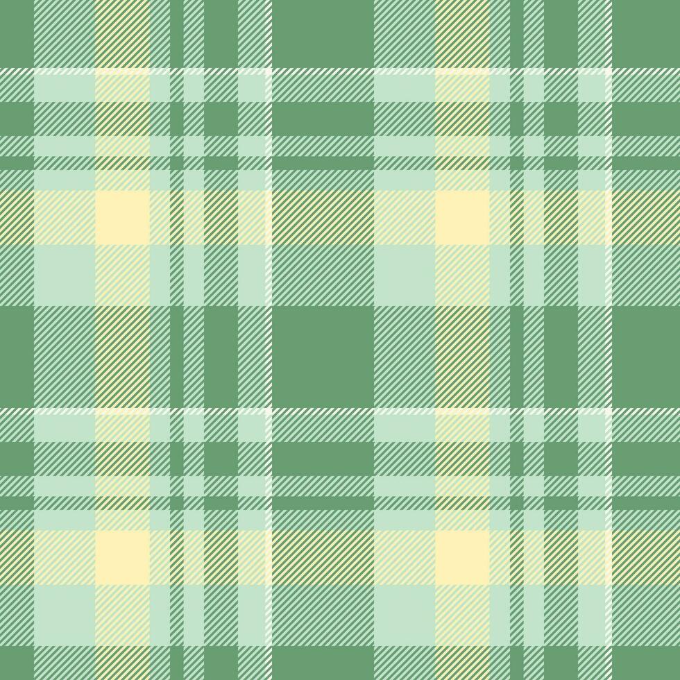 Vektor Plaid Hintergrund von Tartan nahtlos Textil- mit ein prüfen Stoff Textur Muster.