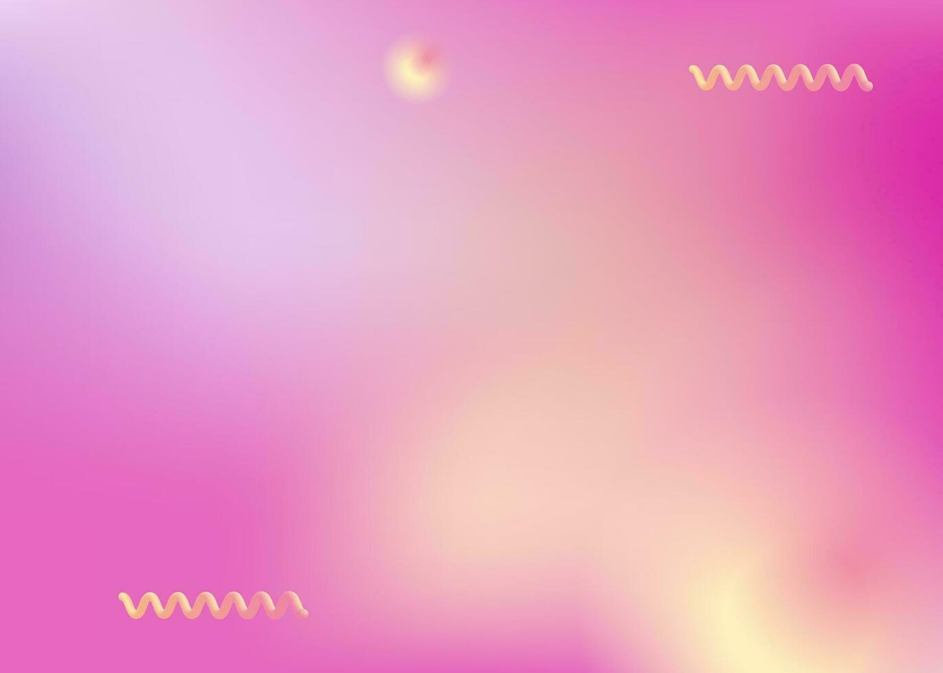 Gradient Hintergrund mit Rosa Gelb und lila Farben Hintergrund oder Banner vektor