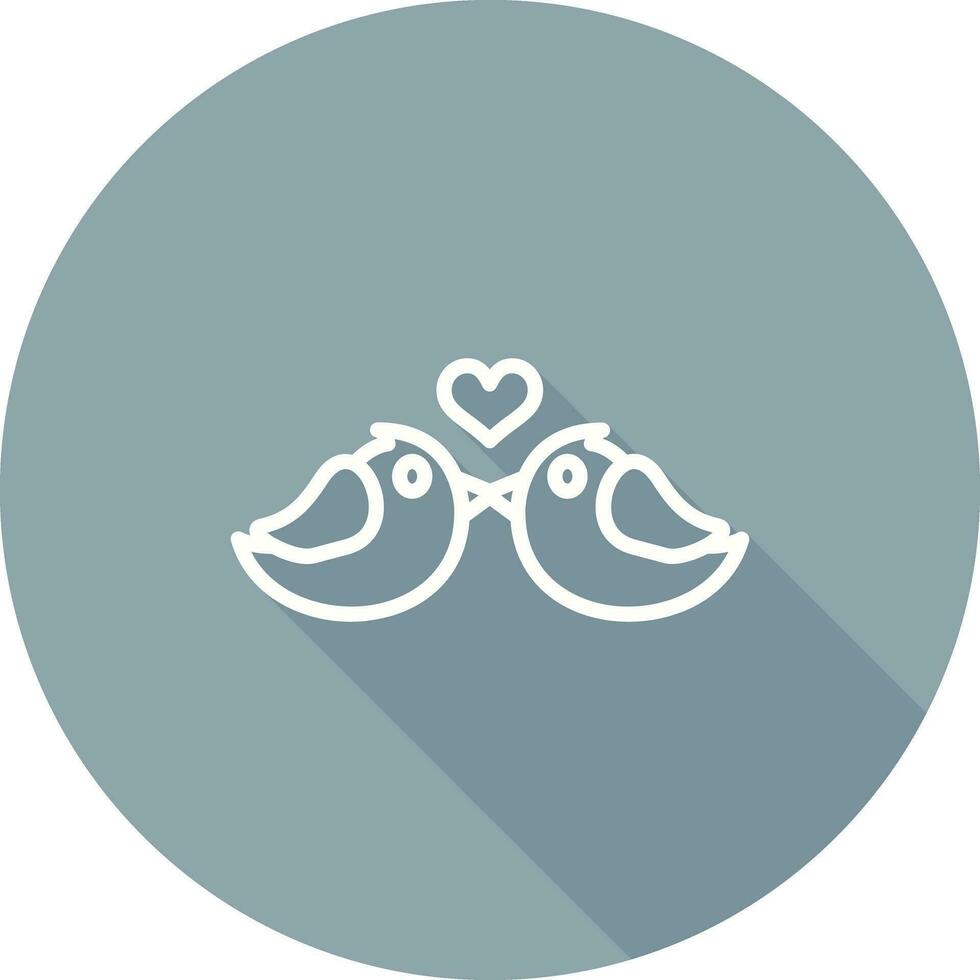 Lovebirds Vektor Symbol