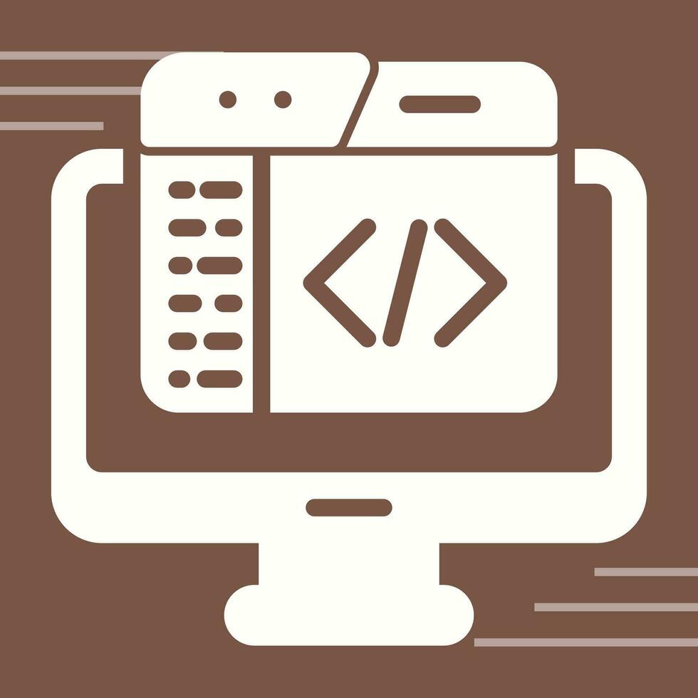 Code Editor Vektor Symbol
