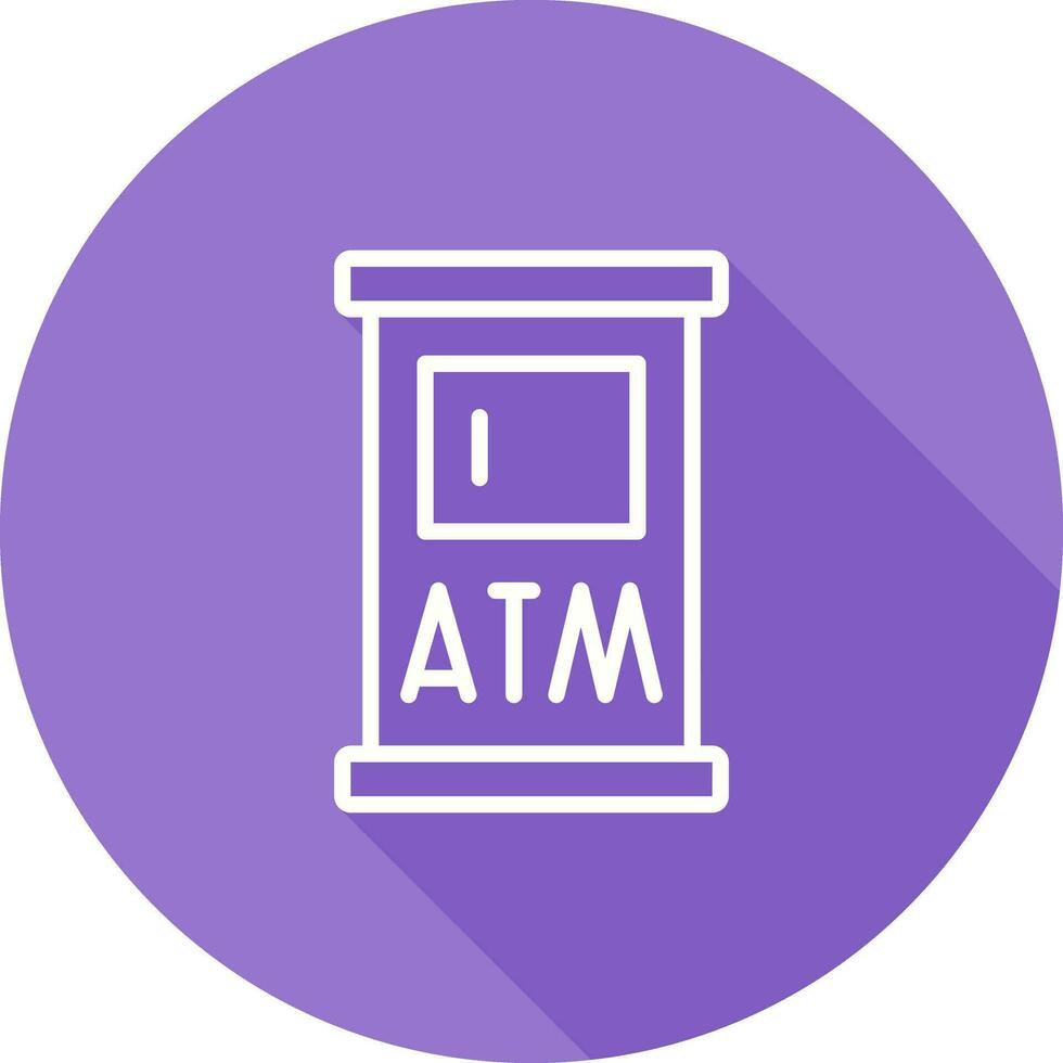Geldautomaten-Vektorsymbol vektor