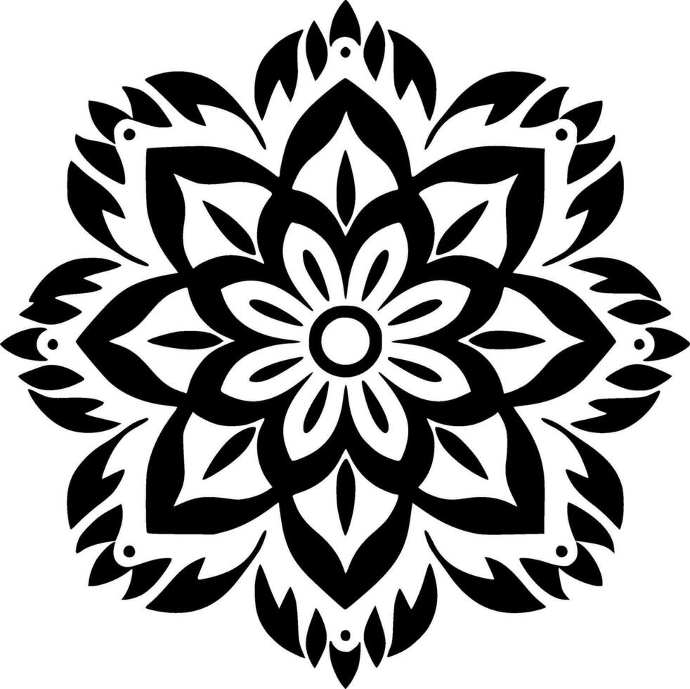 Mandala - - hoch Qualität Vektor Logo - - Vektor Illustration Ideal zum T-Shirt Grafik