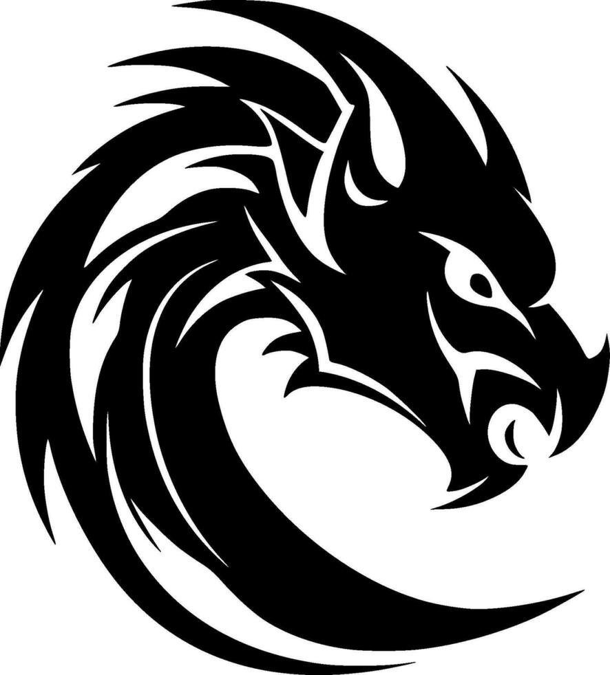 Drachen - - hoch Qualität Vektor Logo - - Vektor Illustration Ideal zum T-Shirt Grafik