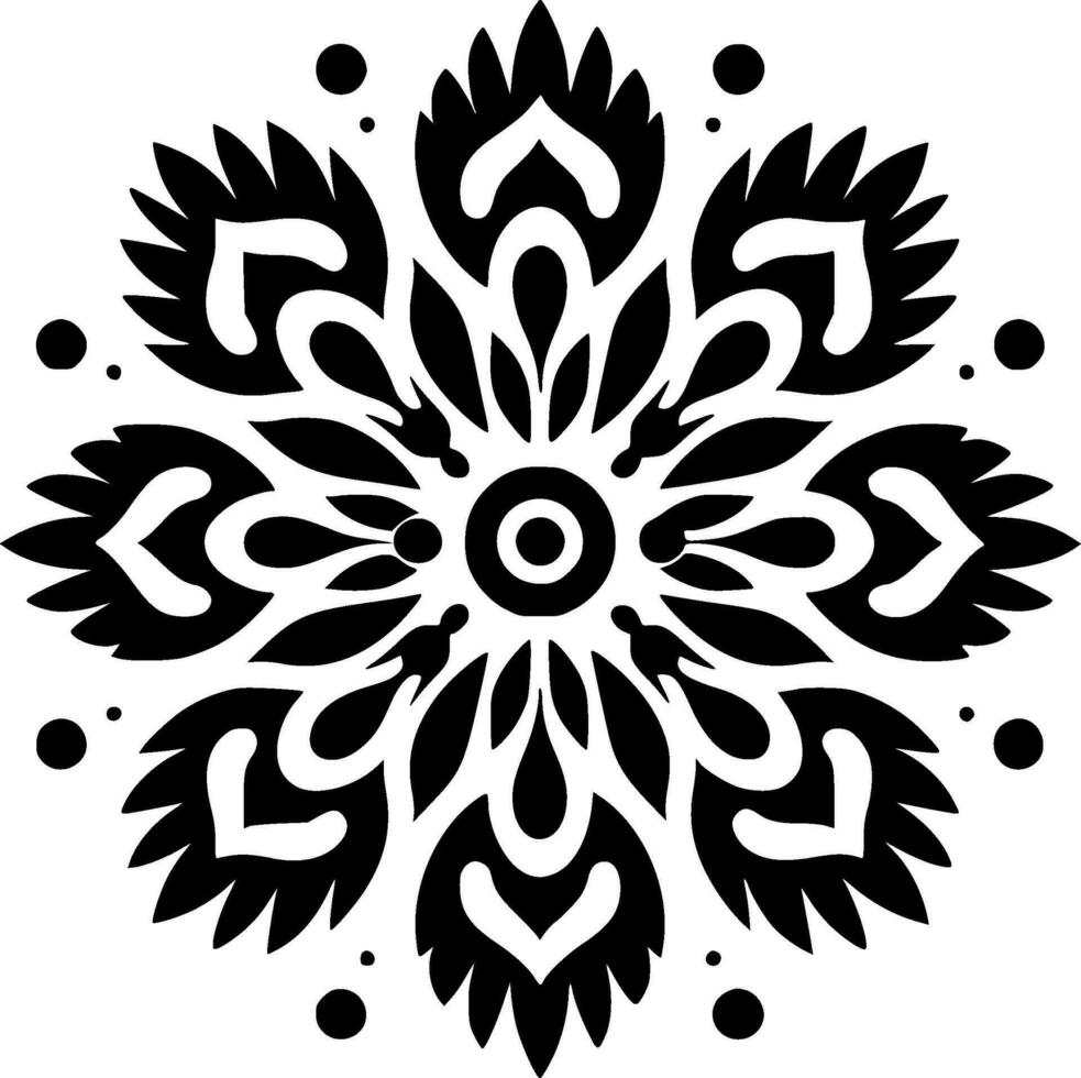 Mandala - - hoch Qualität Vektor Logo - - Vektor Illustration Ideal zum T-Shirt Grafik