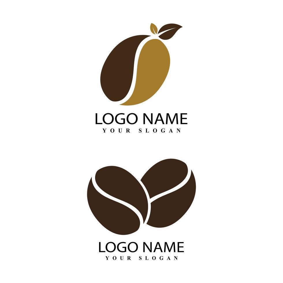 Kaffee Logo Vorlage Illustration Design Vektor